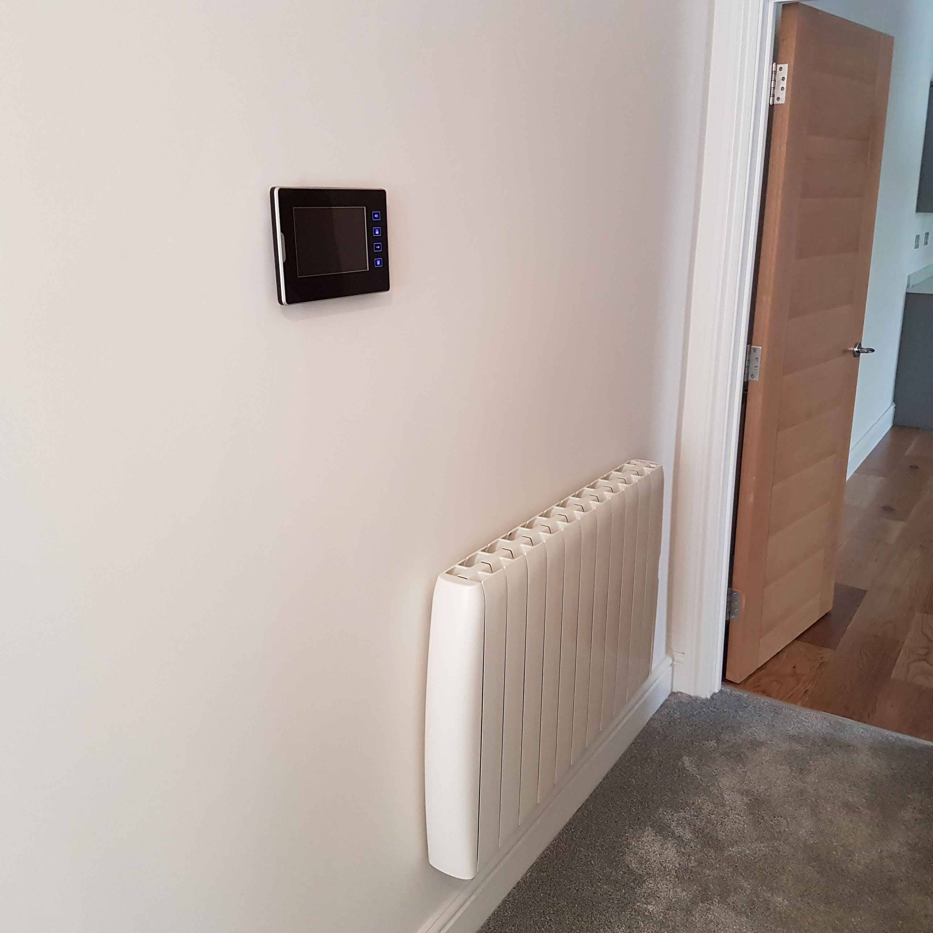 Cleverspark Electrical Installers and Electrians based in Bristol, Bath and the South West of England - An example of interior video and electric heating installation