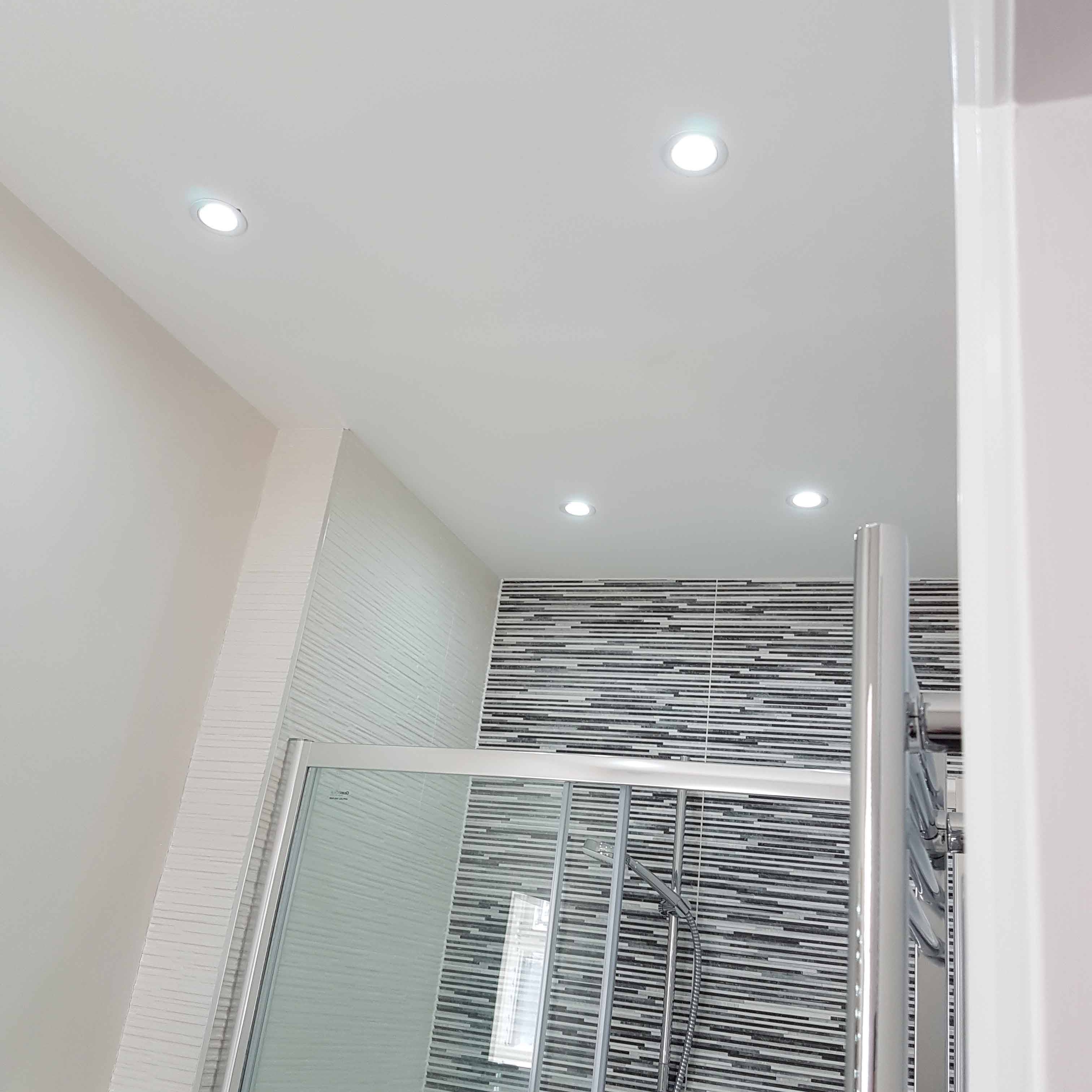 Cleverspark Electrical Installers and Electrians based in Bristol, Bath and the South West of England - An example of interior spotlight bathroom light fixtures/fittings