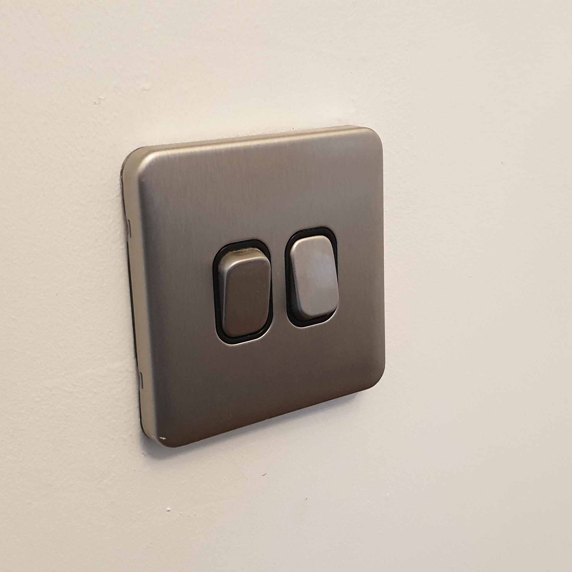 Cleverspark Electrical Installers and Electrians based in Bristol, Bath and the South West of England - An example of interior light/lighing fixture/fitting switch